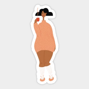 Cozy mood Sticker